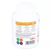 Aliness Cytrynian magnezu z potasem, oraz witaminą B6, 100 kapsułek