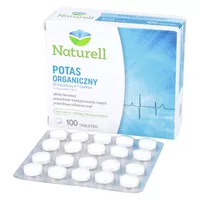 Naturell Potas organiczny, 100 tabletek