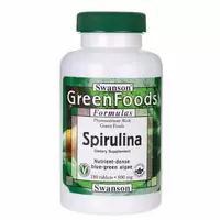 Swanson Spirulina 500 mg, 180 tabletek