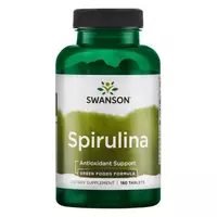 Swanson Spirulina - tabletki 500 mg, 180 sztuk