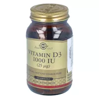 SOLGAR Witamina D3 - naturalna, 25 mcg, kapsułki, 100 sztuk