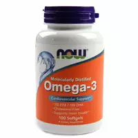 NOW FOODS OMEGA 3 1000 mg - kapsułki, 100 sztuk
