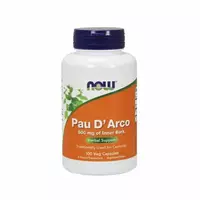 NOW FOODS Pau D'Arco 500 mg - kapsułki, 100 sztuk