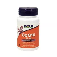 NOW FOODS CoQ10 60 mg - koenzym Q10, kapsułki, 60 sztuk
