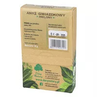 Dary Natury - anyż gwiazdkowy mielony, przyprawy bez chemii, 30 g