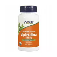 NOW FOODS Spirulina 500 mg, 100 kapsułek