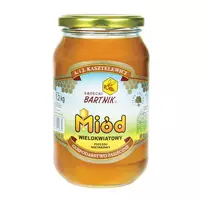BARTNIK Miód Wielokwiatowy - pszczeli, nektarowy, 1,2 kg