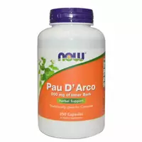 NOW FOODS Pau D'Arco 500 mg - kapsułki, 250 sztuk