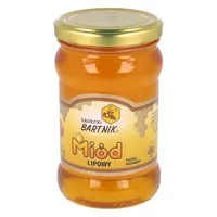 BARTNIK Miód Lipowy - pszczeli, nektarowy, 400 g