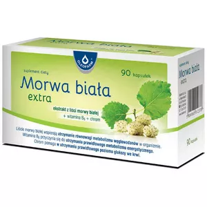 Morwa Biała Extra - metabolizm, kapsułki, 90 sztuk