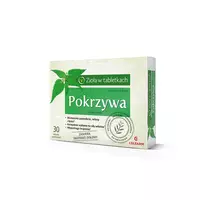 Pokrzywa - zioła w tabletkach, tabletki, 30 sztuk