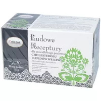 Ludowe Receptury - dla prawidłowego poziomu cholesterolu i lipidów we krwi, 30 saszetek