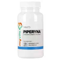 MYVITA Piperyna - BioPiperine 10 mg, tabletki, 120 sztuk 