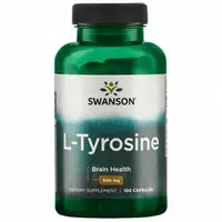 Swanson L-Tyrosine - tyrozyna 500mg, kapsułki, 100 sztuk