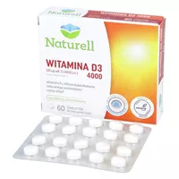 Naturell Witamina D3 4000 - tabletki do ssania, 60 sztuk