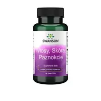 Swanson Hair Skin and Nails, 60 tabletek