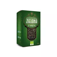 Dary Natury Zielona z Miętą - herbatka ekologiczna z gór Cejlonu, 80 g