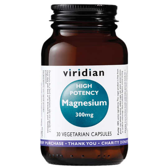 viridian HIGH POTENCY Magnesium 300 mg magnez, kapsułki