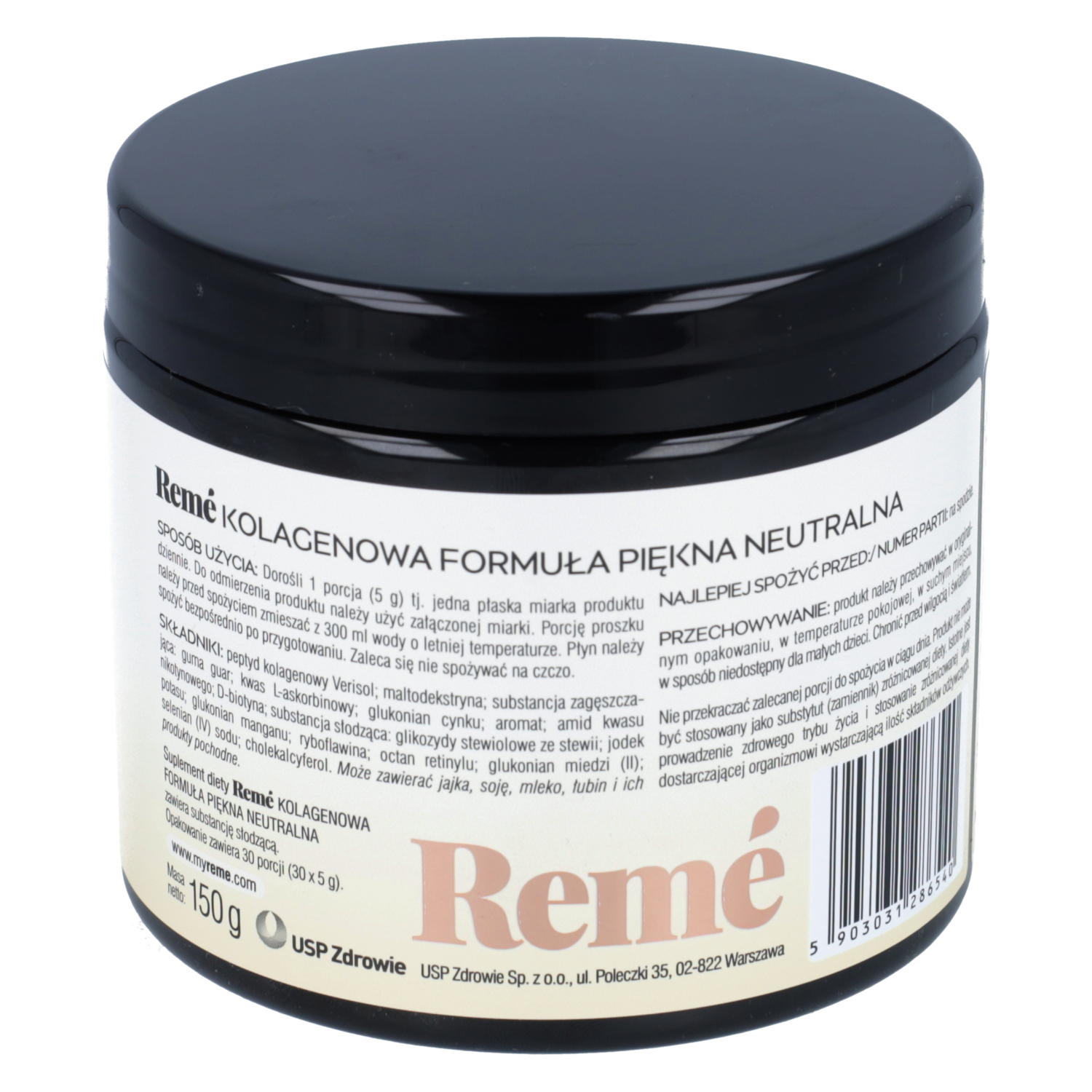 Reme Kolagenowa Formuła Piękna, smak neutralny, 150 g - skład, cena ...