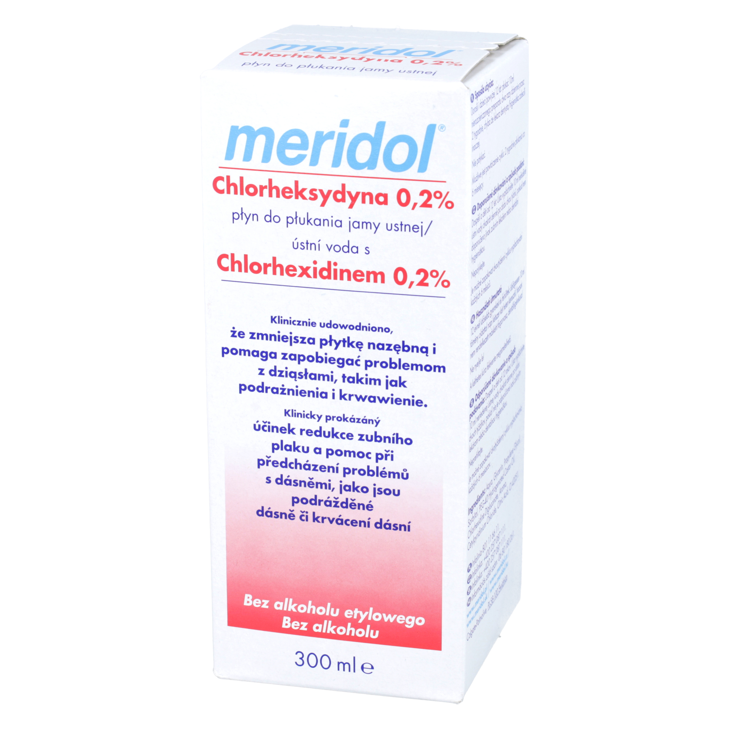 Merodal Meridol - chlorheksydyna 0,2%, płyn do płukania jamy ustnej, 300 ml ...