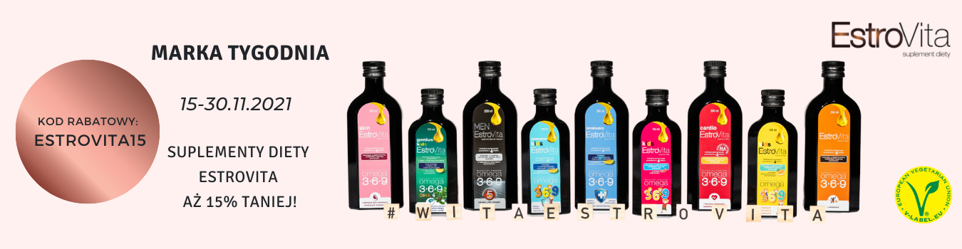 Marka Tygodnia - suplementy diety EstroVita z kodem rabatowym 15% taniej! | iZielnik.pl